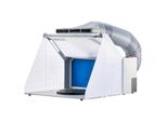 Succebuy Cabina Di Verniciatura Ad Aerografo, Set Cabina Di Verniciatura Portatile Con Luci Led, Ventola Di Scarico, Tubo Di Prolunga Per Modelli, Arte, Artigianato, Torte, Hobby Della Pittura