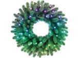 Twinkly Pre-Lit Wreath 50 Rgb Led Green Wire Plug Type C