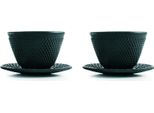 Set Da Tè Ibili-Oriental, Ghisa, 120 Ml, Nero