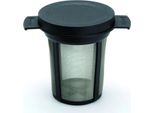 Ibili-Accesorios Filtro Per Caffè/Tè, Plastica/Acciaio Inox 18/10, 6X8,5 Cm, Nero