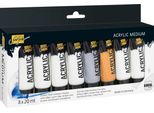 Kreul 85931 Kreul Solo Goya Acrylic Medium, 20 Ml, 8Er Set