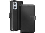 Mayaxess, Motorola Edge 50 Fusion Custodia A Portafoglio Funzione Stand Con Cinturino, Nero