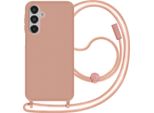 Avizar, Custodia A Catena Semirigida Soft Touch Per Samsung Galaxy A16, Oro Rosa