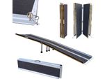 Worhan® Rampa Per Sedie A Rotelle 305 Cm Pieghevole 272 Kg Rampa Mobile Per Sedie A Rotelle In Alluminio Antiscivolo 3,05 M R10J
