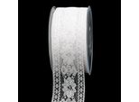 Nastro Decorativo In Pizzo Bianco 53Mm X 20M Decorazione Regalo Di Nozze Vintage