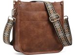 Inf Elegante Borsa Tote Inpoliuretanoda Donna: Borsa A Tracolla Marrone