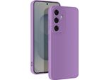 Avizar, Samsung Galaxy S25 Plus Custodia In Silicone Morbido Per Proteggere Il Modulo Della Fotocamera, Viola