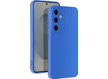 Avizar, Samsung Galaxy S25 Plus Custodia In Silicone Morbido Per Proteggere Il Modulo Della Fotocamera, Blu