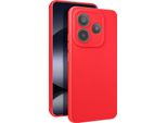 Avizar, Custodia Per Xiaomi Redmi Note 14 5G Protezione Della Fotocamera In Silicone Morbido, Rosso