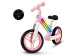 Coil Balance Bike, Bici Per Imparare A Camminare, Balance Bike Per Bambini, Balance Bike, Telaio In Nylon Con Luce Led, Pneumatici Eva, Peso: 3,05 Kg, Rosa