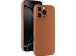 Avizar, Iphone 16 Pro Custodia In Silicone Liscia Con Protezione Della Fotocamera, Marrone