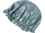 Inf Cuffia Da Notte In Seta Al 100% Per Donna, Morbida Sciarpa Per Dormire Bluastro Xl