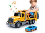 Camioncino Multifunzionale Con Luci E Suoni - Giocattolo Interattivo Con Rimorchio Per Bambini 3+