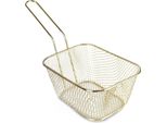 Cestino Per Patatine Fritte Koopman International, Acciaio Cromato, 23X11X13 Cm, Oro