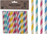 Set Di 48 Cannucce Excellent Houseware, Carta, 12 Cm, Multicolore
