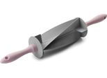 Rullo Per Impasto Croissant Ibili-Accessories, Plastica, 18X10 Cm, Grigio/Rosa