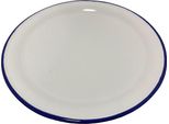 Piatto Da Portata Ibili-Blanca, Acciaio Smaltato, 35X1,5 Cm, Bianco/Blu