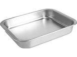 Teglia Da Forno Ibili-Ichef, Acciaio Inox 18/10, 39,5X28X5,7 Cm, Argento