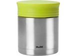 Contenitore Termico Per Alimenti Ibili-Termos, Acciaio Inox/Plastica, 450 Ml, Argento/Verde