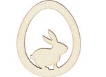 Decorazioni Sparse Coniglietti Pasquali Uova Legno Naturale Decorazioni Fai Da Te 4 Cm 72 Pezzi, 72 Pezzi
