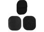 Inf Supporto Per Airtag Con Adesivo E Velcro Nero