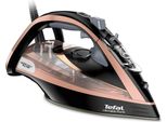 Tefal | Ferro Da Stiro A Vapore | FV9845 | Ferro Da Stiro A Vapore | 3200 W | Capacità Serbatoio Acqua 350 Ml | Vapore Continuo 60 G/Min | Nero/Oro Rosa
