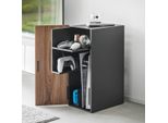 Organizzatore Laterale Yamazaki Per Console Di Gioco 24X60X36Cm Tower Nero