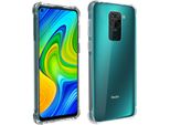 Akashi, Akashi Xiaomi Redmi Note 9 Custodia In Silicone, Antiurto, Trasparente
