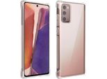 Akashi, Akashi Samsung Galaxy Note 20 Custodia In Silicone, Antiurto, Trasparente