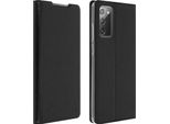 Custodia Akashi Con Scomparto E Funzione Stand Per Samsung Galaxy Note 20 - Nero