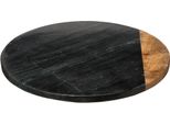 Sg Secret De Gourmet - Piatto Da Portata Geometrico In Marmo Nero