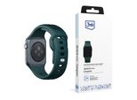 42/44/45/46/49 Mm Evergreen (Grande) - Cinturino In Silicone 3Mk Per Apple