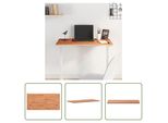The Living Store Piano D'appoggio 80X40X1,5 Cm Rettangolare In Legno Massiccio Di Faggio