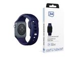 42/44/45/46/49 Mm Blu Oceano (Grande) - Cinturino In Silicone 3Mk Per Apple
