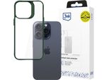 3MK Satin Armor Case+ Custodia Protettiva Verde Per Iphone 15 Pro