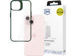 3MK Satin Armor Case+ Custodia Protettiva Verde Per Iphone 15