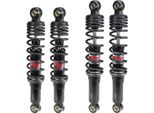 Set Ammortizzatore Ribassato Anteriore + Posteriore 280/300Mm Nero Per Schwalbe Simson KR51