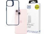 3MK Satin Armor Case+ Custodia Protettiva Per Iphone 15 Blu