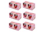 Candela Profumata "Donut Raspberry"" In Barattolo Con Coperchio, Confezione Da 12 Con Circa 7 Ore Di Combustione Ciascuna, Ø6Cm, Profumo Per Ambiente Come Regalo - Candela Come Decorazione"