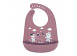 Canpol Babies Bavaglino In Silicone Con Custodia, Bonjour Paris - Bordeaux