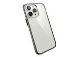 Speck Presidio Perfect-Cleat Con Geometria A Impatto - Custodia Per Iphone 14 Pro Max Con Rivestimento Microban (Trasparente/Nero)
