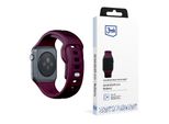 42/44/45/46/49 Mm Mulberry (Big) - Cinturino In Silicone 3Mk Per Apple