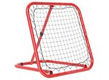 Rebounder für Fußball, klappbar Fußball Rebounder 63 x 63 cm für Baseball, Rot
