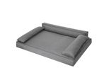 Letto Per Cani, Materasso Per Animali, Letto Per Gatti, Cuscino Per Cani, Cesto Per Cani, Divano Per Cani, Posto Letto Per Cani, Ortopedico, Mobili, Antracite, 99X66 Cm