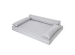 Letto Per Cani, Materasso Per Animali Domestici, Letto Per Gatti, Cuscino Per Cani, Cesto Per Cani, Divano Per Cani, Posto Letto Per Cani, Ortopedico, Mobili, Grigio, 99X66 Cm