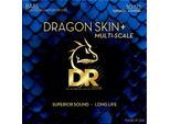 Dr Strings Dragon Skin+ Coated Nickel 6-String Medium 30-125 Tapered Multi-Scale Struny Pro 6-Strunnou Baskytaru