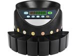 Succebuy Contamonete Euro Sorter Contamonete Automatico Eur 300 Monete Al Minuto Con 8 Cassetti Portamonete Per Scuola Negozio Banca