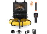Succebuy Telecamera Per Fognature Telecamera Per Ispezione Tubi Con Sonda 512Hz, Schermo 9In 720P, 300 Ft