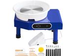 Succebuy Tornio Da Vasaio - 9,8 Pollici In Ceramica Con Pedale, Strumenti Di Scultura E Grembiule. 350 W Per L'artigianato