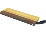 Tagliere In Legno Di Acacia E Legno Di Noce 35X12 Cm - Tagliere Nero Tagliere